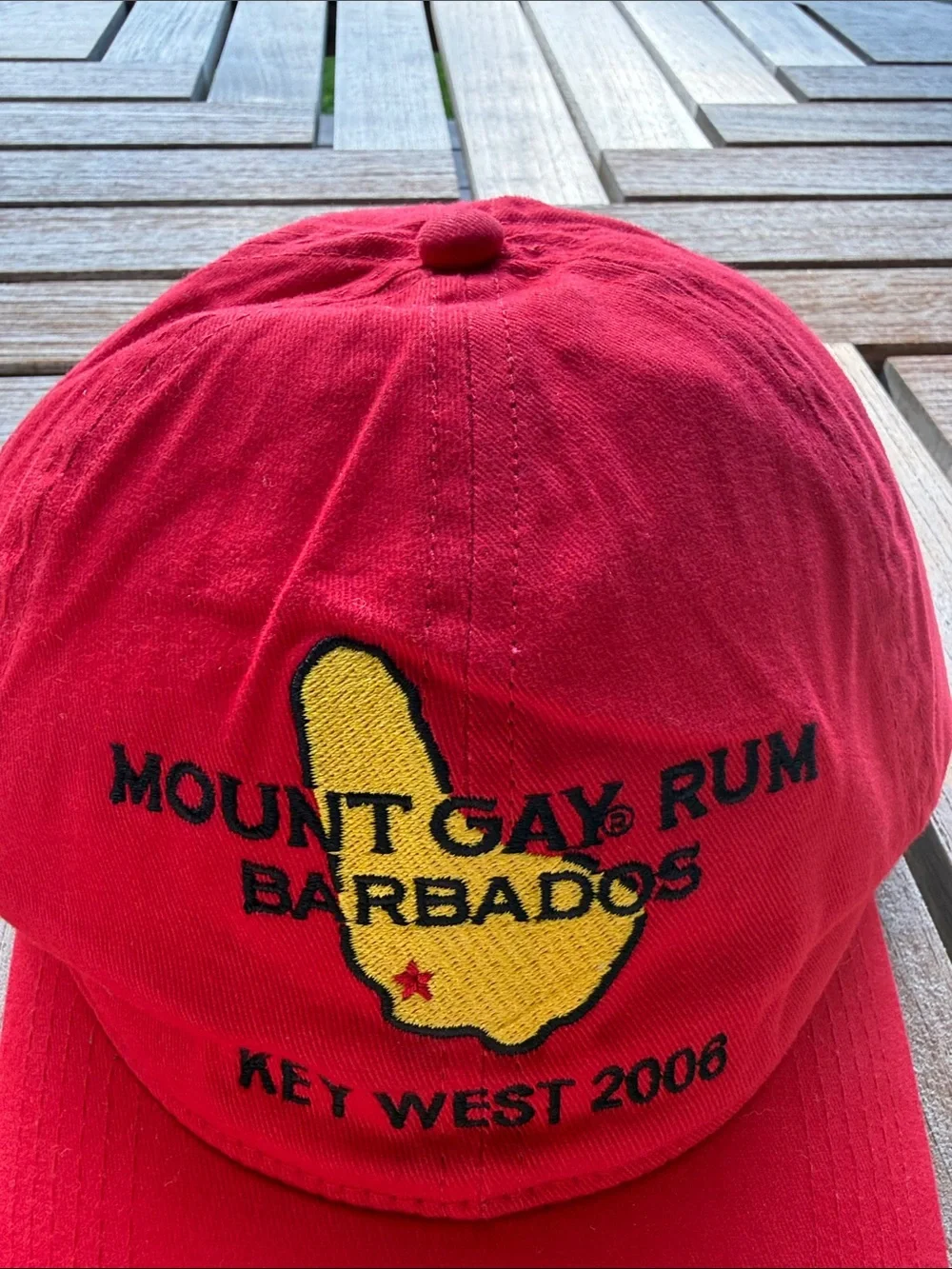 Mount Gay Rum Barbados classic red